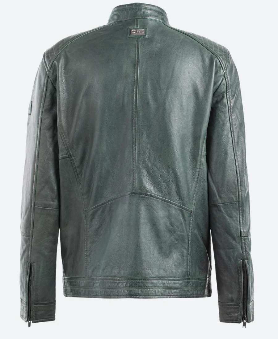 Bad Influence Eros Leather Jacket Back Image