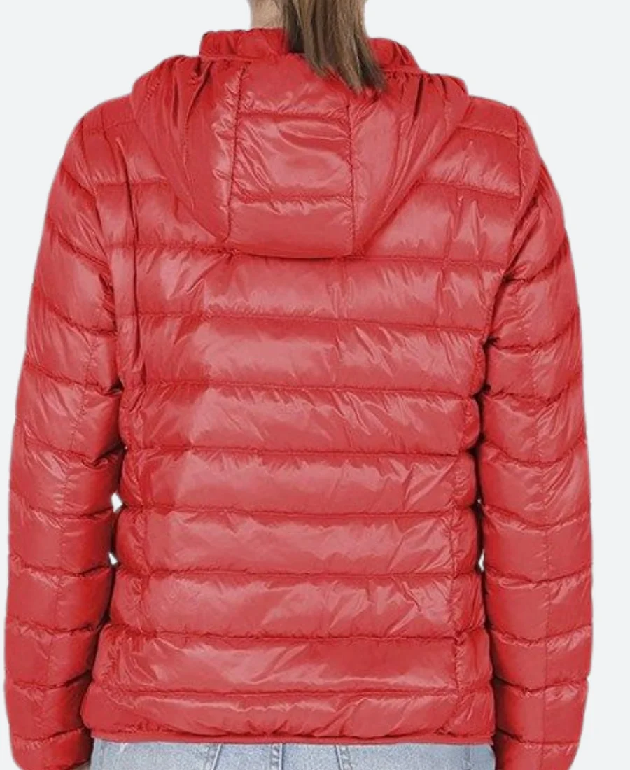 Bad Sisters S02 Angelica Puffer Hooded Jacket Back Image