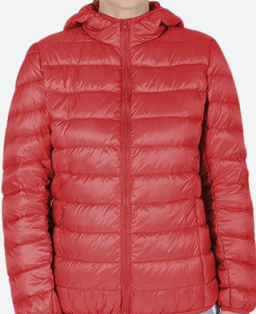 Bad Sisters S02 Angelica Puffer Hooded Jacket Front Image