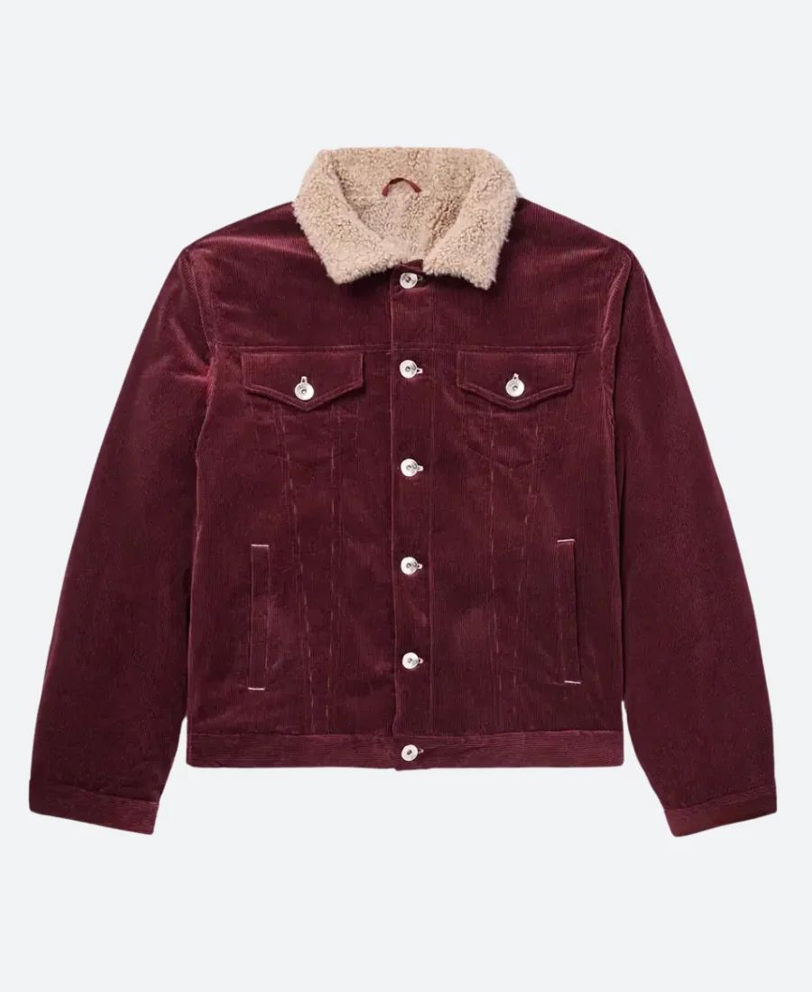 Ben Affleck Sherpa Jacket Front Image