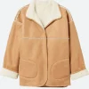 Best Christmas Ever Charlotte Sanders Suede Leather Jacket Front Image