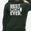 Best Mom Ever Hoodie Blue Image