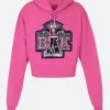 Beyonce Coachella Hoodie Front Pink Image