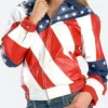 Beyonce Michael Hoban American Flag Jacket