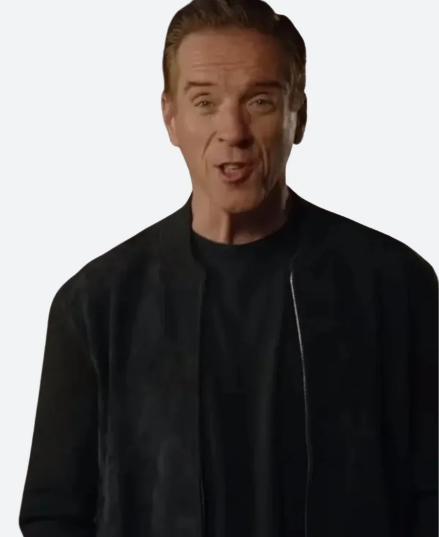 Billions S07 Damian Lewis Suede Leather Jacket Actor Image
