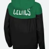 Boston Celtics Black Hooded Jacket Back Image