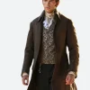 Bridgerton Luke Thompson Trench Coat Front Image