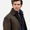 Bridgerton Luke Thompson Trench Coat Front Image