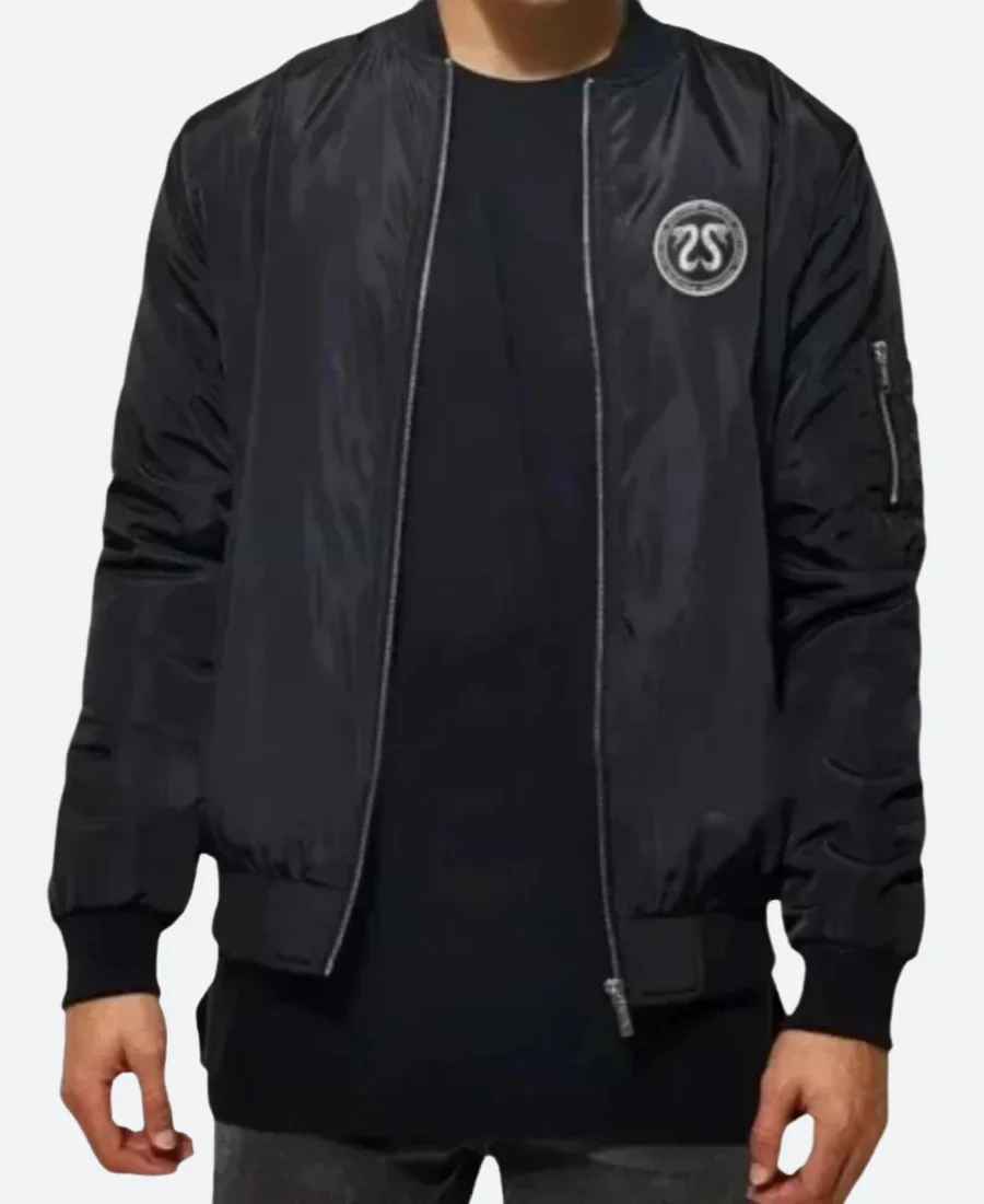 CRSSD House X Techno Bomber Jacket Front Black Image