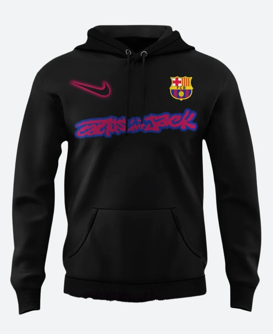 Cactus Jack Travis Scott Barcelona Pullover Hoodie Front Image
