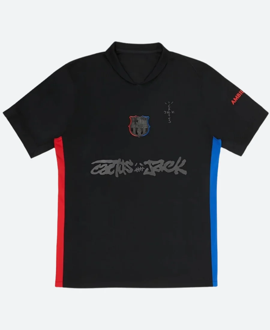Cactus Jack X FCB Barcelona 2024-25 Jersey Front Image