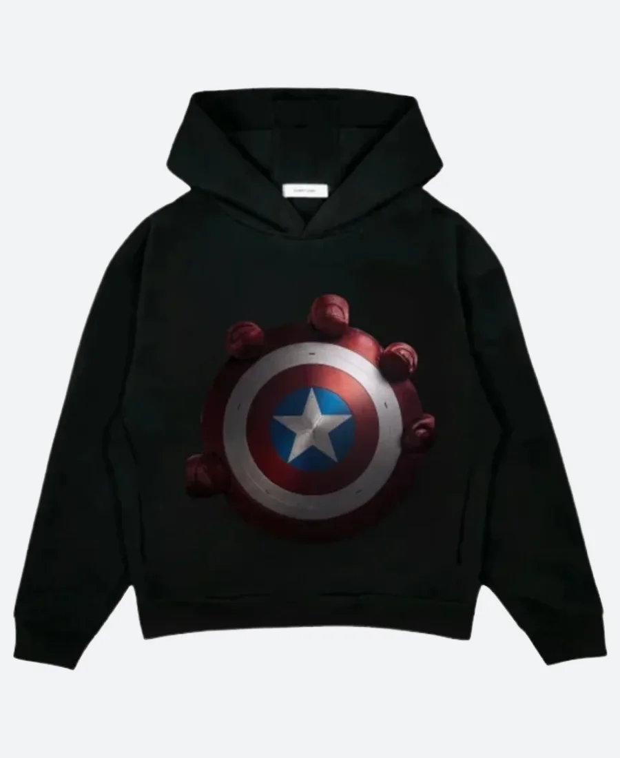 Captain America 2025 Brave New World Sam Wilson Hoodie Front Image