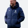 Chelsea FC Puffer Hooded Jacket Front Image