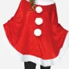 Christmas Santa Poncho Coat Front Image