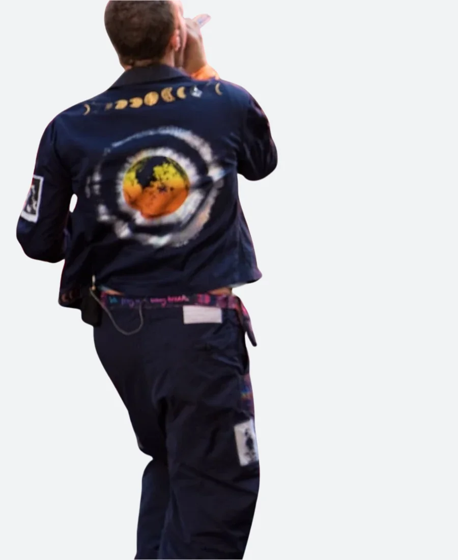 Coldplay Concert Chris Martin Jacket Back Image