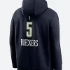 Dallas Wings Paige Bueckers Pullover Hoodie Back Image