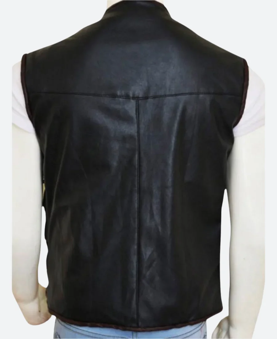 Dark Matter Marcus Boone Leather Vest Back Image