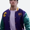 Davey & Jonesie's Locker Abbott Varsity Jacket Front Imagfe