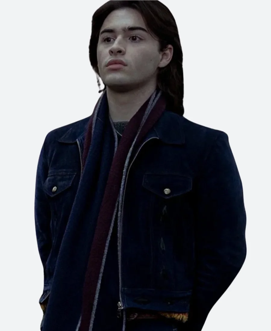 Dead Boy Detectives 2024 Monty Denim Jacket Actor IMage