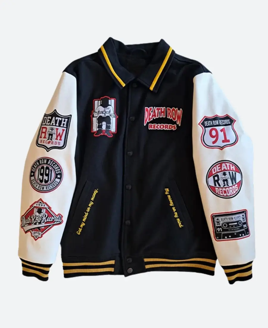 Death Row Records Patched Varsity Jacket