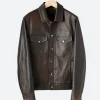 Den of Thieves 2 Pantera 2025 Movie Premiere Gerard Butler Leather Jacket Front mage