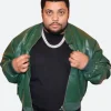 Den of Thieves 2 Pantera Premiere O'Shea Jackson Jr. Leather Jacket Actor Image