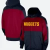 Denver Nuggets Zipper Hoodie Front & Back Image