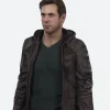 Detroit Become Human Gavin Reed Hooded Leather Jacket Character Image