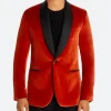 Doctor Who S15 Rylan Clark Velvet Tuxedo Blazer Front Image