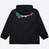 Dodgers Coaches Black Windbreaker Jacket