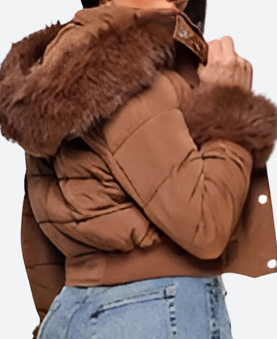 Dope Thief S01 Sherry Quilted Puffer Jacket Back Image