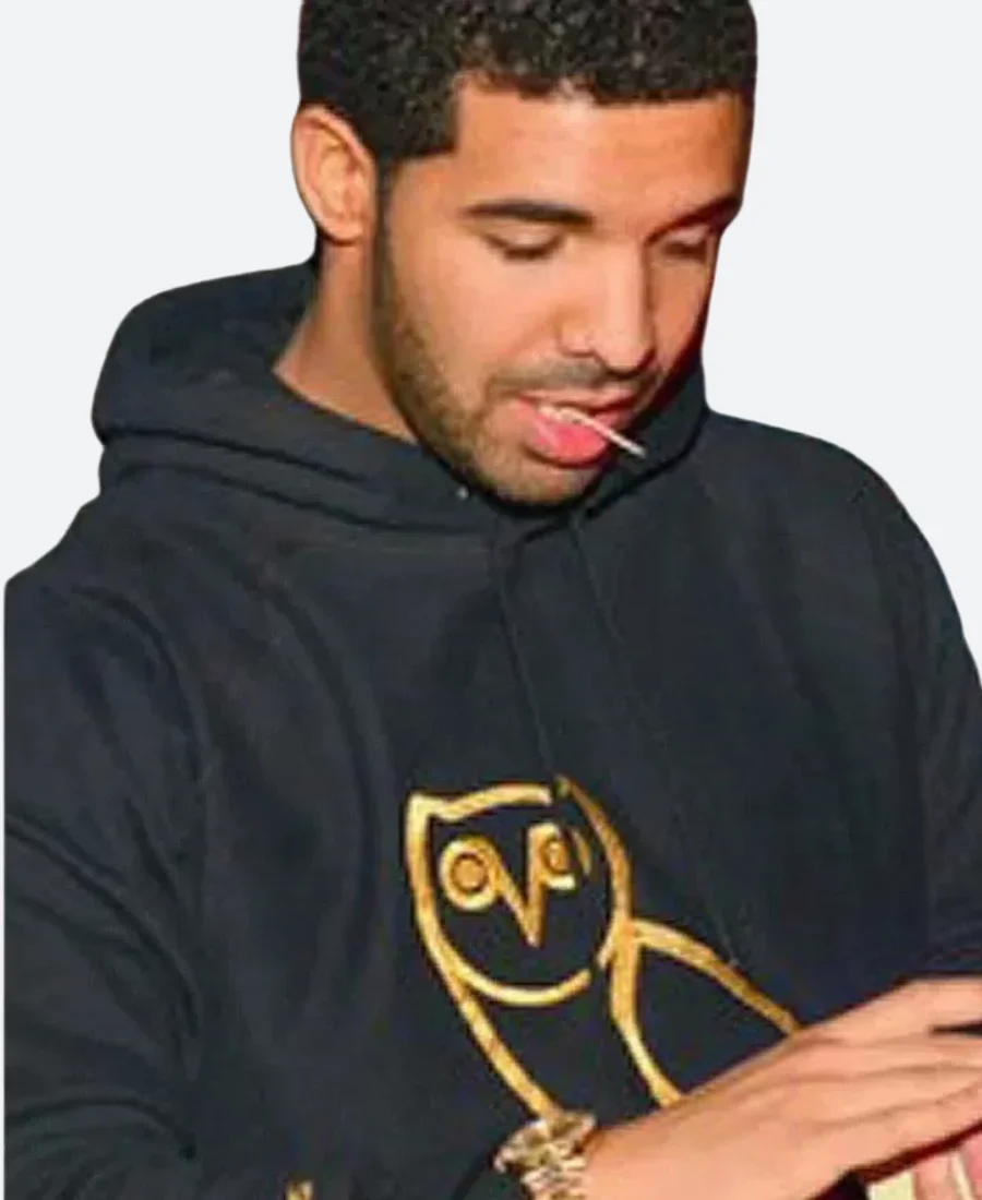 Drake Owl Pullover Hoodie Actor IMage