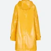 Elsbeth S02 Elsbeth Tascioni Hooded Rain Coat Back Image