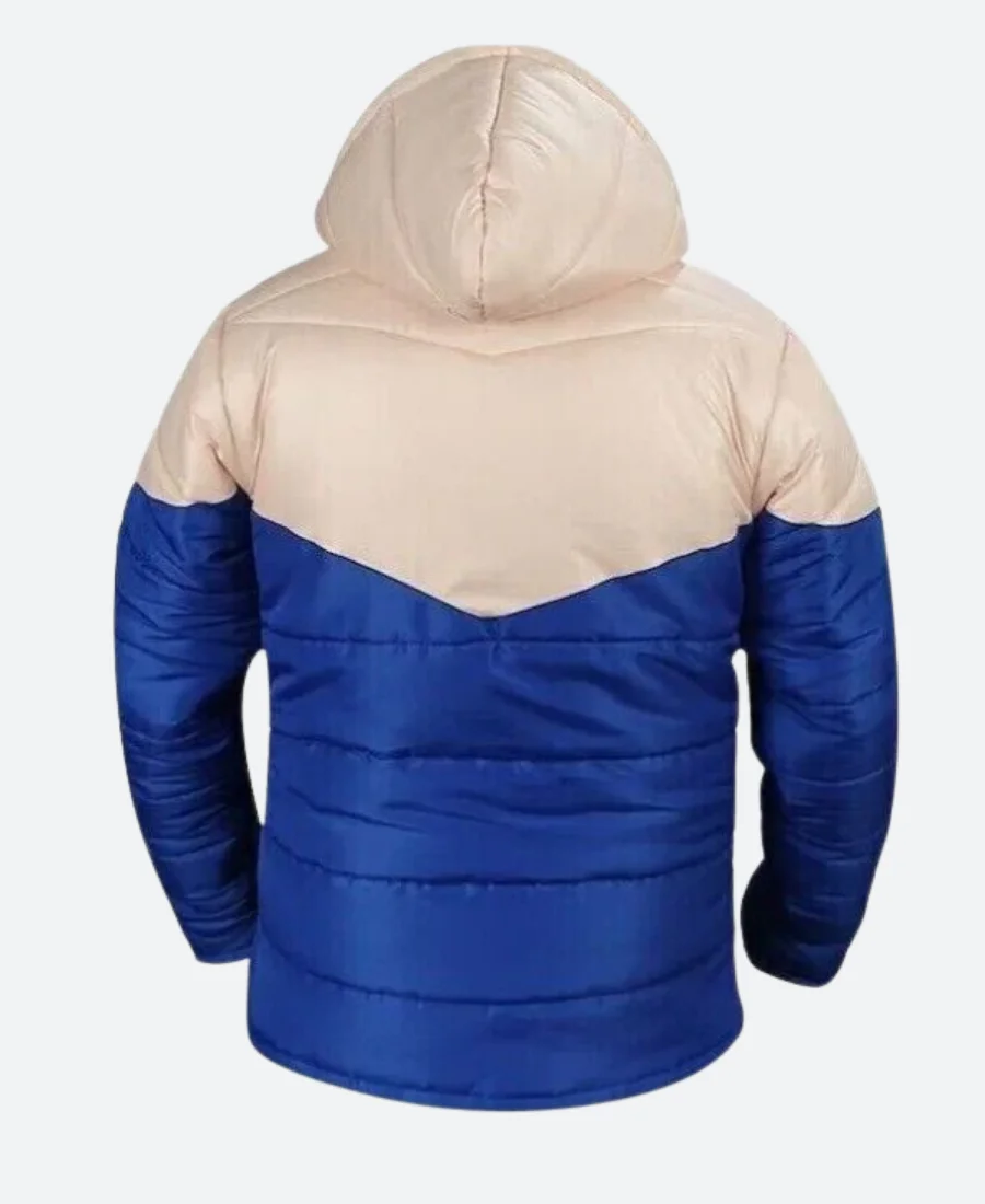 England Lionesses Hooded Puffer Jacket Back Image