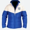 England Lionesses Hooded Puffer Jacket Front Image