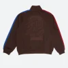 FCB Barca Retro Zip Anthem Jacket Back Image