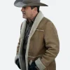 Fargo Season 05 Roy Tillman Suede Leather Jacket Front Image
