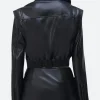 Found S02 Gabi Mosely Leather Jacket Back Image