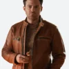 Grosse Pointe Garden Society S01 Brett Leather Jacket Actor Image