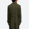 Happiness 2025 Charlie Trench Coat Back Image