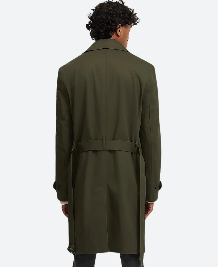 Happiness 2025 Charlie Trench Coat Back Image