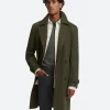 Happiness 2025 Charlie Trench Coat Back Image