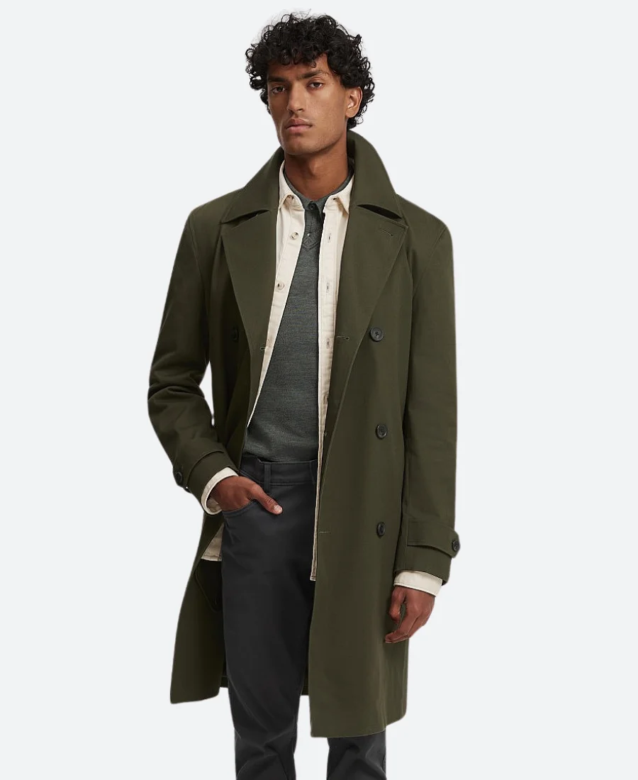 Happiness 2025 Charlie Trench Coat Back Image
