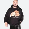 Hard Feelings Harder Dick Letterman Hoodie Front Image