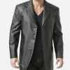 Hit Man Jasper Leather Jacket Front Image