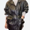 In the Lost Lands 2025 Gray Alys Leather Coat Front Image