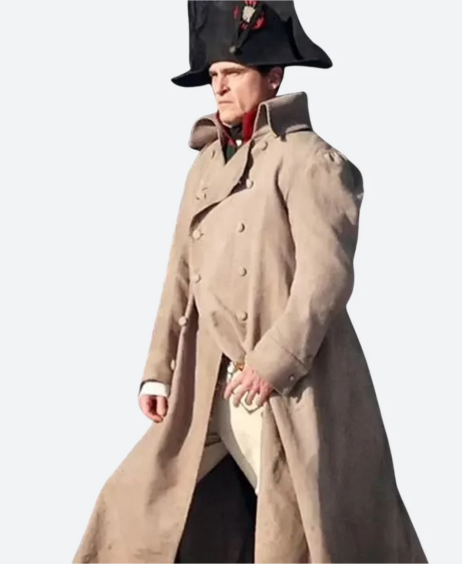 Joaquin Phoenix Napoleon Bonaparte Trench Coat Front Image