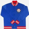 Julius Dr.J Erving Bradley Cooper Varsity Jacket Front Image