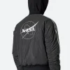 Juventus FC X Nasa Bomber Jacket Black Back Image