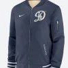 LA Dodgers City Connect Bomber Jacket Back Image